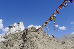 Ladakh, das Kloster Namgyal Tsemo Gompa oberhalb von Leh. Foto: Günther Härter.