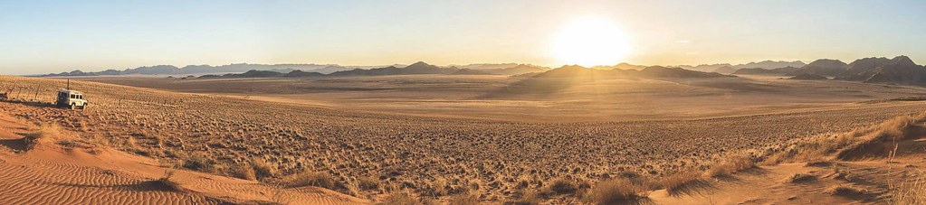 Bilderbuchlandschaft in Namibia.